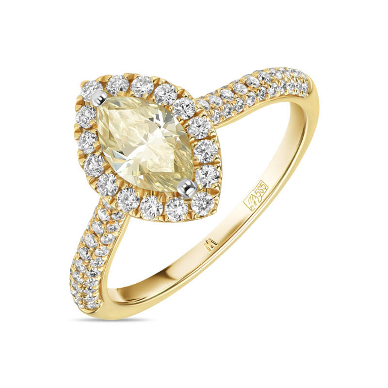 Золотое Кольцо с бриллиантами