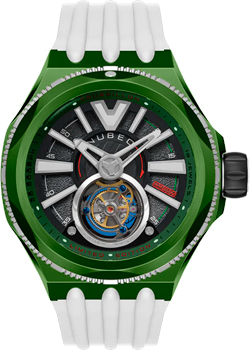 fashion наручные  мужские часы Nubeo NB-6075-08. Коллекция MESSENGER TOURBILLON
