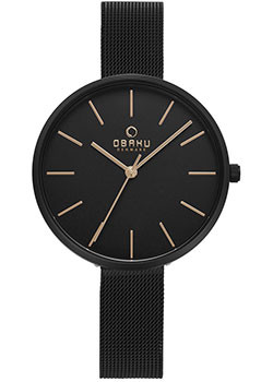 fashion наручные  женские часы Obaku V211LXBBMB. Коллекция Mesh