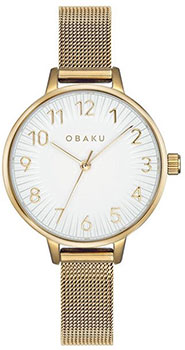 fashion наручные  женские часы Obaku V237LXGIMG. Коллекция Mesh