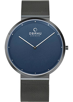 fashion наручные  мужские часы Obaku V230GXJLMJ. Коллекция Ultra Slim