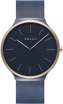 fashion наручные  мужские часы Obaku V240GXSLML. Коллекция Ultra Slim