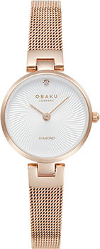 fashion наручные  женские часы Obaku V256SXVIMV. Коллекция Diamant