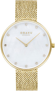 fashion наручные  женские часы Obaku V288LXGWHG. Коллекция Mesh