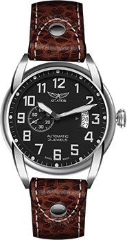 Швейцарские наручные  мужские часы Aviator V.3.18.0.160.4. Коллекция Bristol Scout