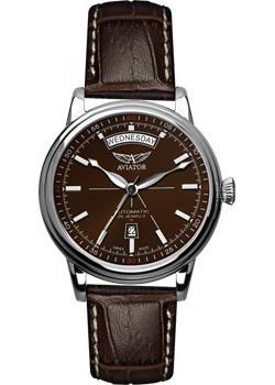 Швейцарские наручные  мужские часы Aviator V.3.20.0.140.4. Коллекция Douglas Day-Date