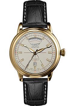 Швейцарские наручные  мужские часы Aviator V.3.20.1.147.4. Коллекция Douglas Day-Date