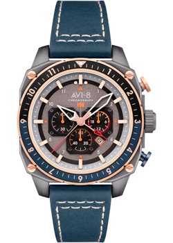 fashion наручные  мужские часы AVI-8 AV-4100-07. Коллекция Hawker Hunter