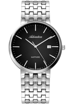 Швейцарские наручные  мужские часы Adriatica 1281.5116Q. Коллекция Pairs
