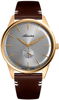 Швейцарские наручные  мужские часы Adriatica 8264.1217Q. Коллекция Classic