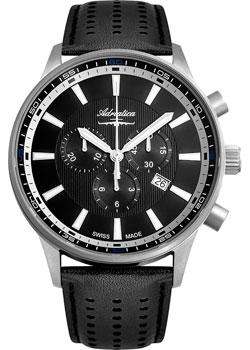 Швейцарские наручные  мужские часы Adriatica 8281.4214CH. Коллекция Aviation