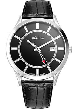 Швейцарские наручные  мужские часы Adriatica 8289.5214Q. Коллекция Multifunction