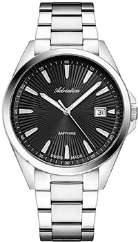 Швейцарские наручные  мужские часы Adriatica 8332.5116Q. Коллекция Classic