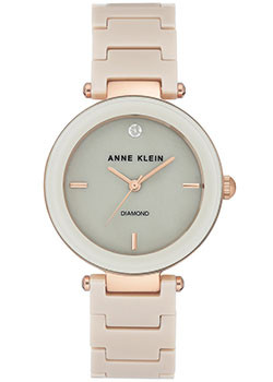 fashion наручные  женские часы Anne Klein 1018RGTN. Коллекция Diamond