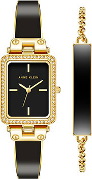 fashion наручные  женские часы Anne Klein 3898BKST. Коллекция Box Set