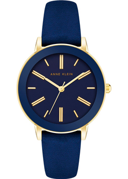 fashion наручные  женские часы Anne Klein 3818GPNV. Коллекция Leather
