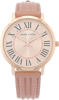 fashion наручные  женские часы Anne Klein 3836RGPK. Коллекция Leather