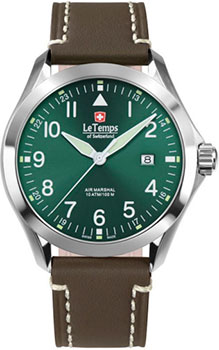 Швейцарские наручные  мужские часы Le Temps LT1040.04BL16. Коллекция Air Marshal