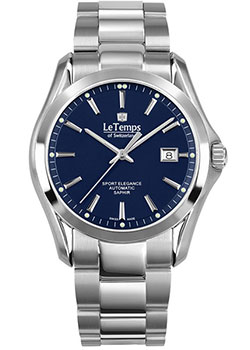 Швейцарские наручные  мужские часы Le Temps LT1090.13BS01. Коллекция Sport Elegance Automatic