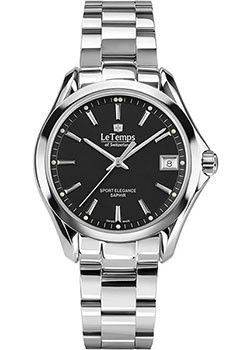 Швейцарские наручные  женские часы Le Temps LT1030.02BS01. Коллекция Sport Elegance