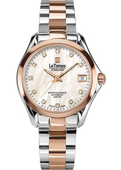Швейцарские наручные  женские часы Le Temps LT1033.48BT02. Коллекция Sport Elegance Automatic