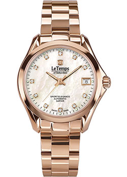Швейцарские наручные  женские часы Le Temps LT1033.58BD02. Коллекция Sport Elegance Automatic