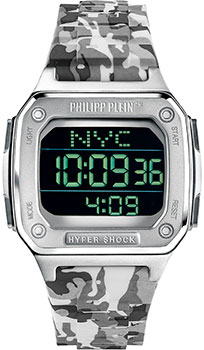 fashion наручные  мужские часы Philipp Plein PWHAA1522. Коллекция Hyper Shock