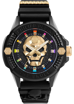 fashion наручные  мужские часы Philipp Plein PWUBA0223. Коллекция The Skull