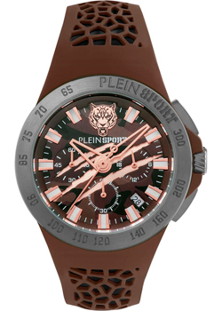 fashion наручные  мужские часы Plein Sport PSABA0423. Коллекция THUNDERSTORM CHRONO