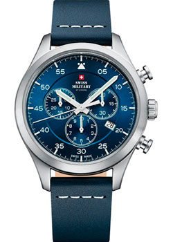Швейцарские наручные  мужские часы Swiss Military SM34076.05. Коллекция Pilot