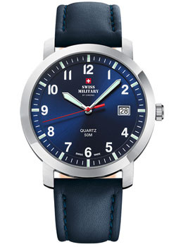 Швейцарские наручные  мужские часы Swiss Military SM34083.12. Коллекция Classic