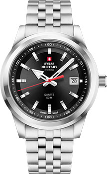 Швейцарские наручные  мужские часы Swiss Military SM34094.01. Коллекция Classic