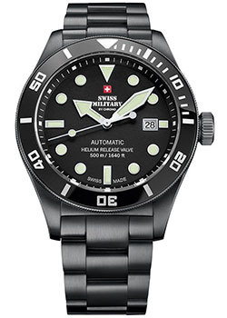 Швейцарские наручные  мужские часы Swiss Military SMA34075.04. Коллекция Diver