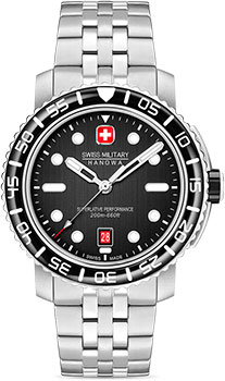 Швейцарские наручные  мужские часы Swiss military hanowa SMWGH0001702. Коллекция Black Marlin