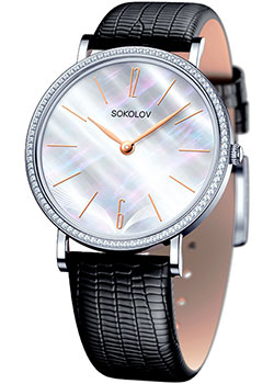 fashion наручные  женские часы Sokolov 153.30.00.001.06.01.2. Коллекция Harmony