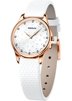 fashion наручные  женские часы Sokolov 238.01.00.000.08.02.2. Коллекция Ideal