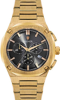 Швейцарские наручные  мужские часы Wainer WA.10000F. Коллекция Wall Street