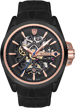Швейцарские наручные  мужские часы Wainer WA.25677E. Коллекция Automatic
