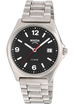 Наручные  мужские часы Boccia 3663-01. Коллекция Titanium