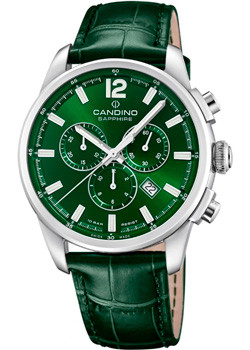 Швейцарские наручные  мужские часы Candino C4745.3. Коллекция Chronograph