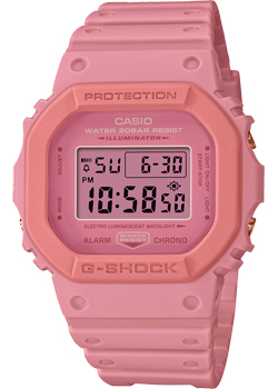 Японские наручные  мужские часы Casio DW-5610SL-4A4. Коллекция G-Shock