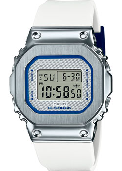 Японские наручные  женские часы Casio GM-S5600LC-7. Коллекция G-Shock