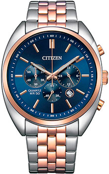 Японские наручные  мужские часы Citizen AN8216-50L. Коллекция Chronograph