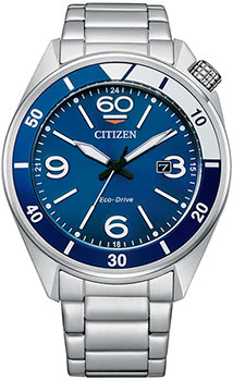 Японские наручные  мужские часы Citizen AW1711-87L. Коллекция Eco-Drive