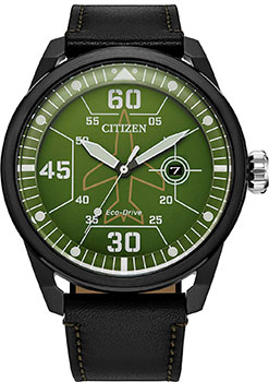 Японские наручные  мужские часы Citizen AW1735-03X. Коллекция Eco-Drive