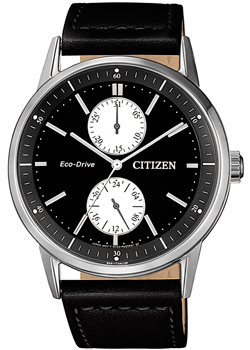 Японские наручные  мужские часы Citizen BU3020-15E. Коллекция Eco-Drive