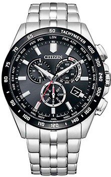 Японские наручные  мужские часы Citizen CB5874-90E. Коллекция Radio Controlled