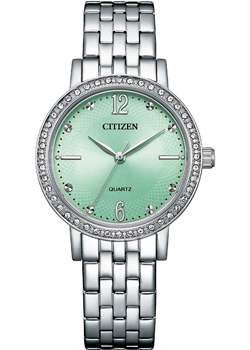 Японские наручные  женские часы Citizen EL3100-55X. Коллекция Elegance