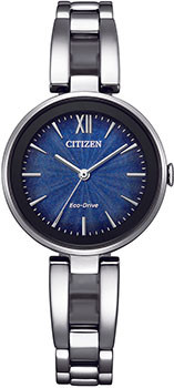 Японские наручные  женские часы Citizen EM0807-89L. Коллекция Elegance