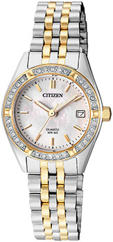 Японские наручные  женские часы Citizen EU6064-54D. Коллекция Elegance